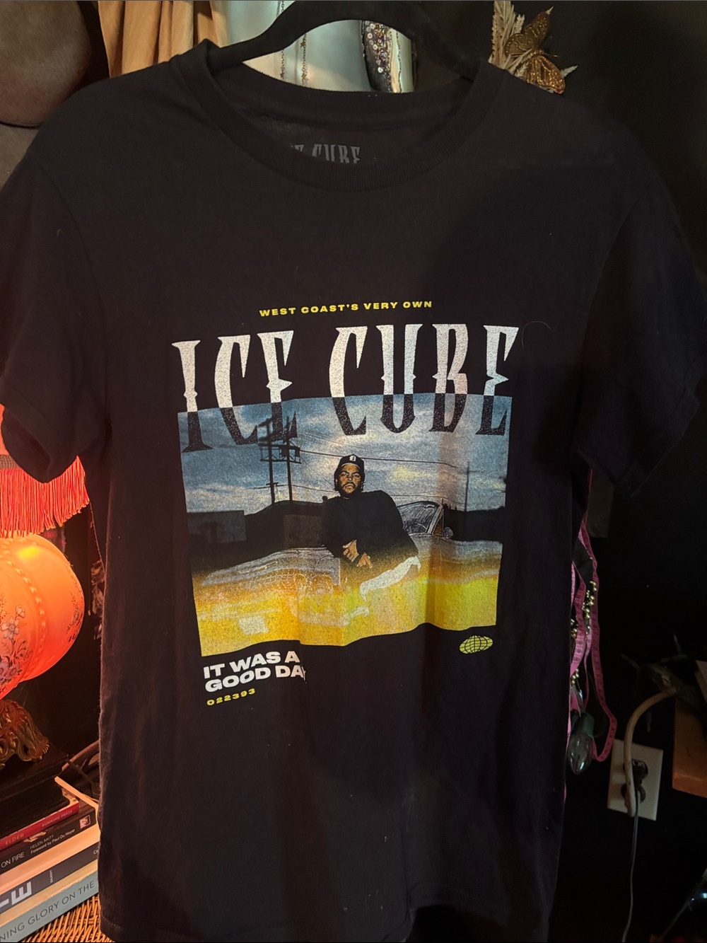Ice Cube Graphic Short Sleeve Tee - Black